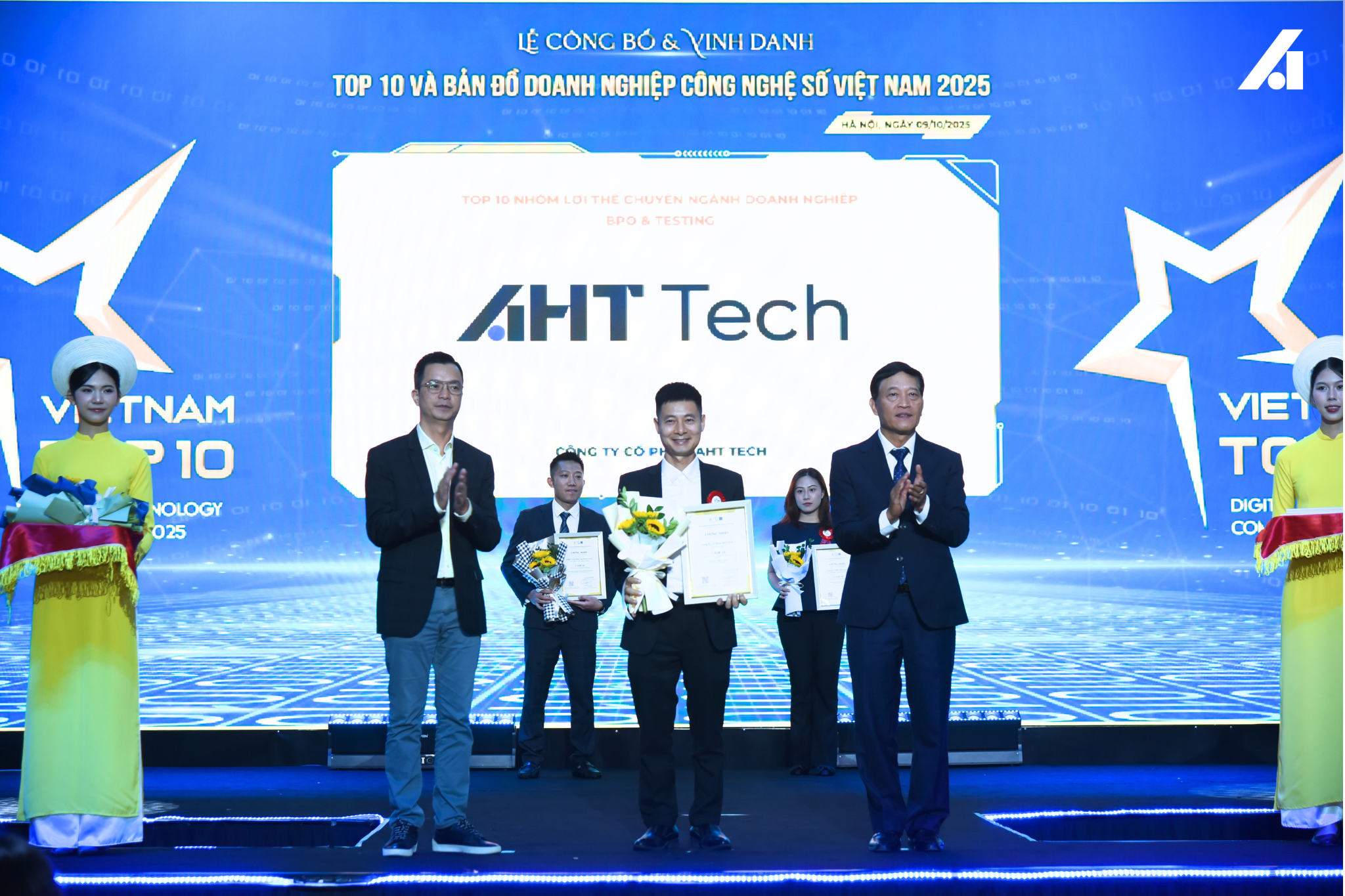 AHT Tech Wins Vietnam Top 10 Digital Technology Companies Award 2025